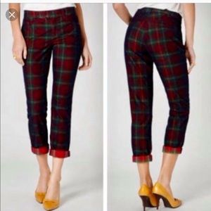 Pilcro and the letterpress Corduroy Plaid Pant